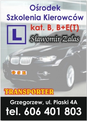 Ośrodek Szkolenia Kierowców TRANSPORTER Sławomir Zalas