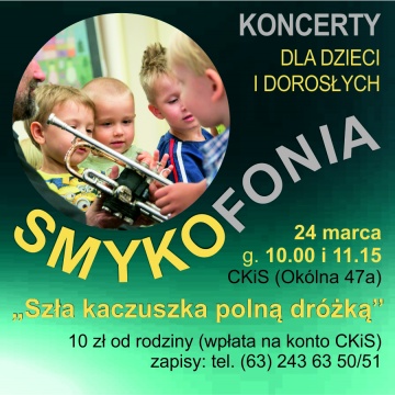 SMYKOFONIA - koncerty dla dzieci i dorosłych