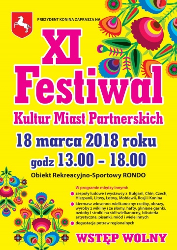 Konin. Festiwal Kultur Miast Partnerskich już po raz jedenasty