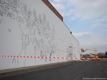 Kleczew. Powstaje jeden z największych w Wielkopolsce murali