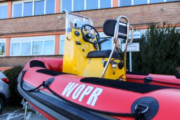 WOPR Konin otrzymał nową łódź. Kosztowała sto tysięcy złotych