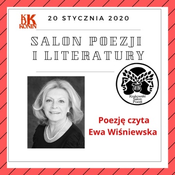Konin. Ewa Wiśniewska czyta poezję w świątecznym salonie poezji