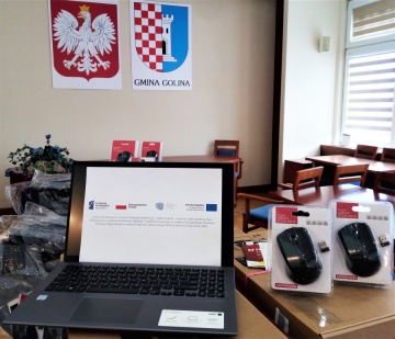 Laptopy dla uczniów szkół podstawowych w gminie Golina