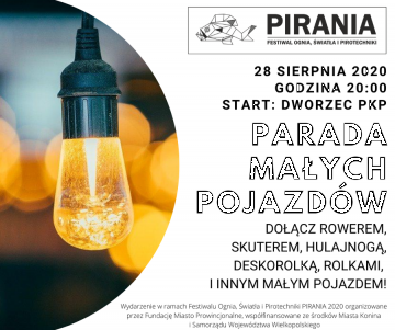 Festiwal Ognia, Światła i Pirotechniki Pirania na koniec wakacji