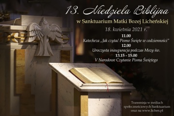 Zaproszenie na Niedzielę Biblijną w licheńskim sanktuarium