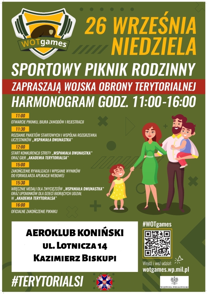 WOTgames – terytorialsi zapraszają na rodzinny piknik sportowy w Kazimierzu Biskupim