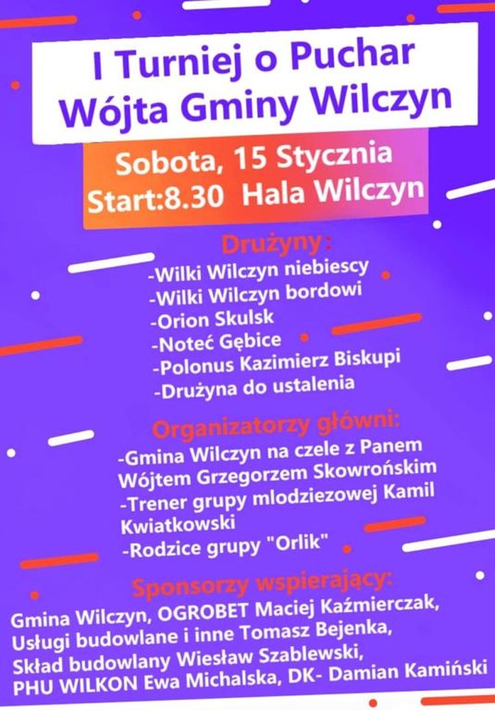 Sportowy weekend: W Wilczynie rozegrają turniej o Puchar Wójta