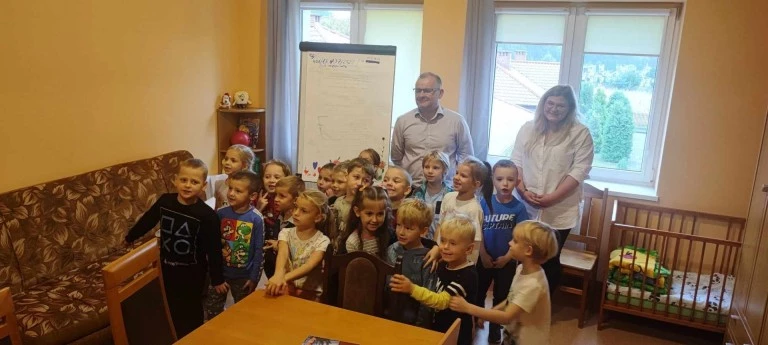 Konińskie przedszkolaki z wizytą w ślesińskim DPS