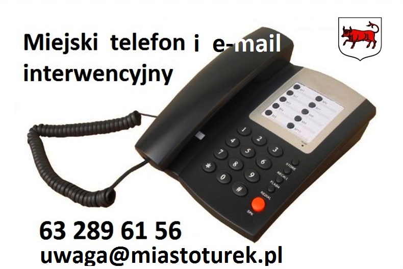 Mieszkańcy mogą dzwonić i przesyłać maile do urzędu w Turku
