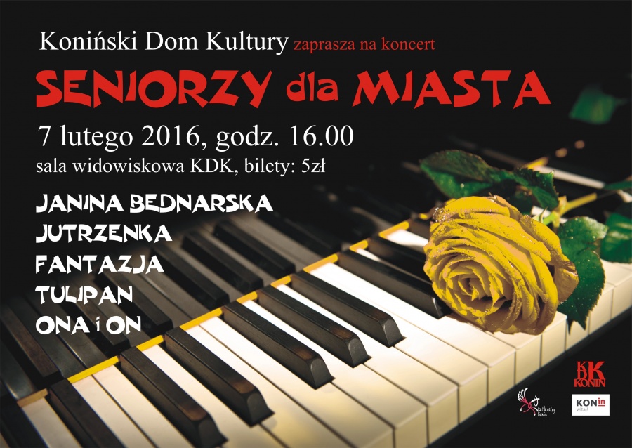 Seniorzy dla miasta - koncert w KDK