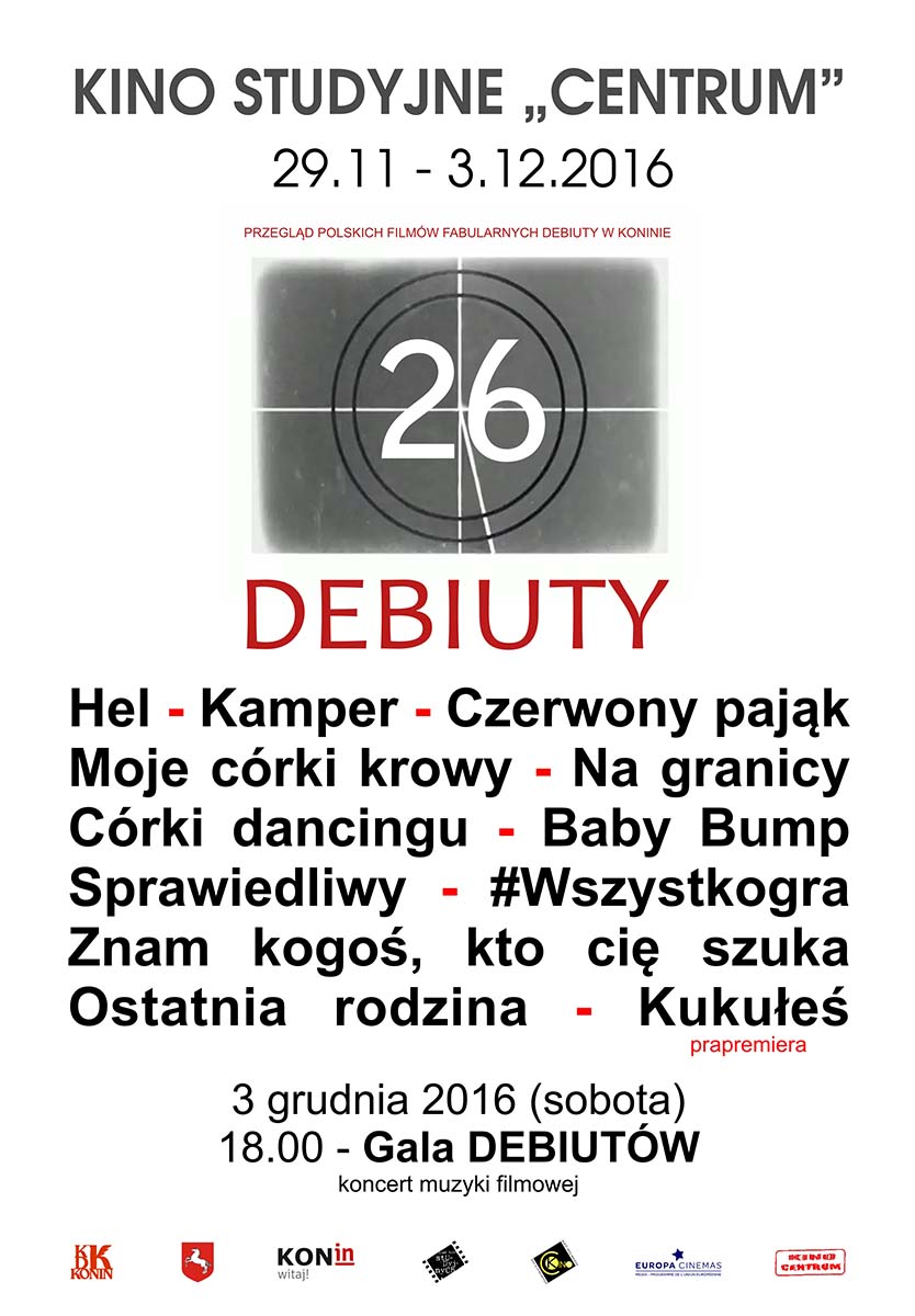 26. Przegląd Polskich Filmów Fabularnych Debiuty