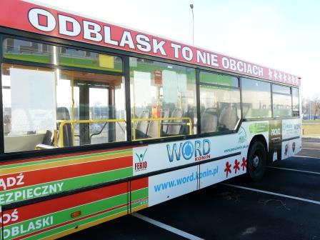 Na ulice Konina wyjedzie autobus "Odblask to nie obciach"