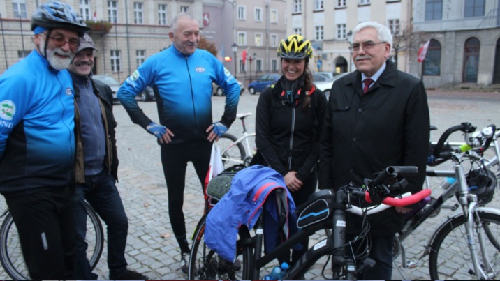 Konin na trasie rowerowej lekcji historii Miłki Raulin na 100-lecie