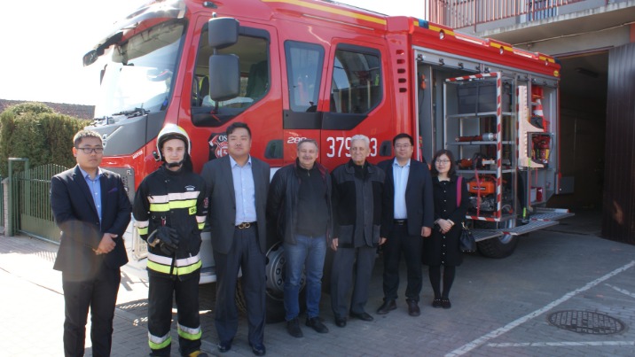 Jednostkę OSP Konin - Chorzeń odwiedziła delegacja z Chin