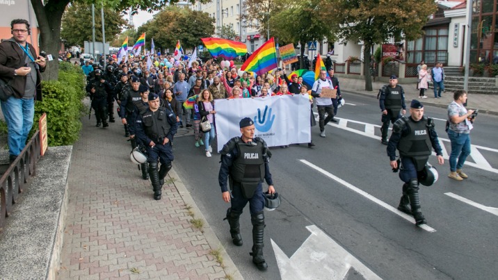 Marsz Tolerancji przeszedł przez Konin w policyjnej obstawie