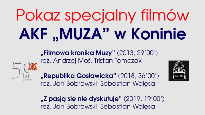 Konin. Pokaz filmów Amatorskiego Klubu Filmowego "Muza" w KDK