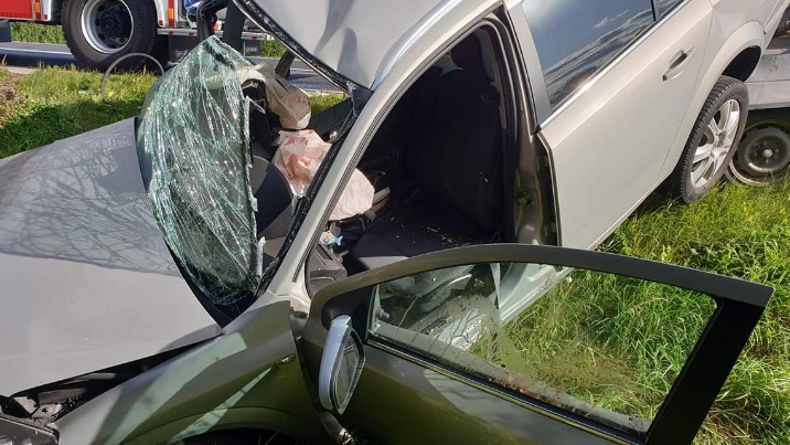 Wypadek na obwodnicy Sompolna. Kierowca zginął na miejscu
