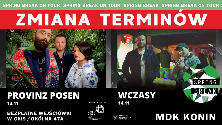 Festiwal Spring Break 2020 on tour! - ZMIANA TERMINU