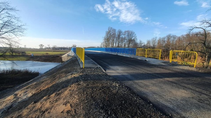 Remont mostu w Koszewie. Na granicy gminy Skulsk i WierzbinekÂ 