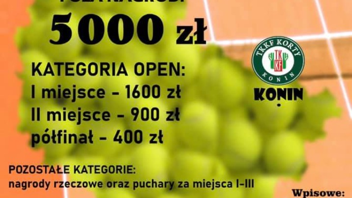 Sportowy weekend: Tenisiści rozegrają mistrzostwa Wielkopolski