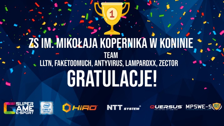 „Kopernik” znów mistrzem Polski w e-sporcie! Obronili tytuł
