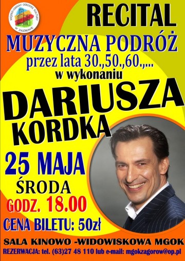 Recital Dariusza Kordka