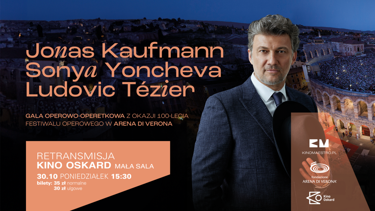 Jonas Kaufmann & Sonya Yoncheva & Ludovic Tézier. Gala operowo-operetkowa - retransmisja